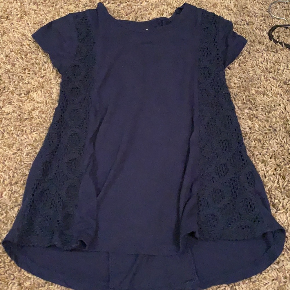 Navy blouse